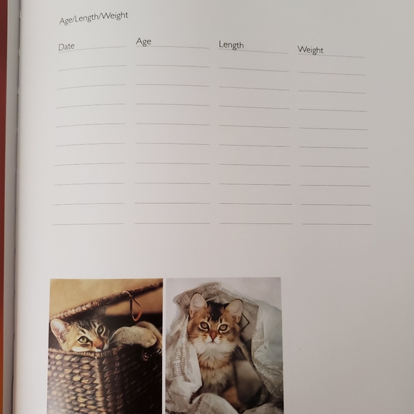 NWOTs ~ My Cat Record Book ~ - Picture 13 of 14